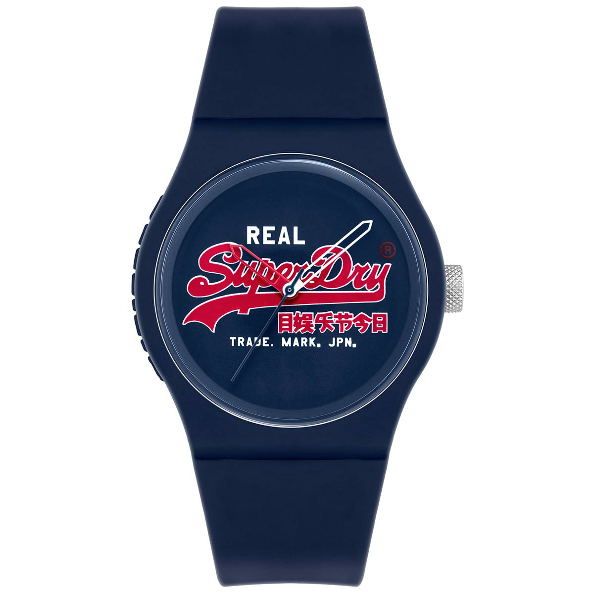 Superdry Mens Urban Original Blue Rubber Strap SYG280UR